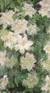 White Clematis, 1887 by Claude Monet